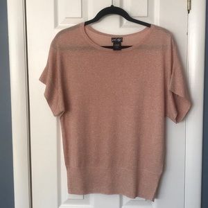 New Shimmery Rose Gold/Pink Top